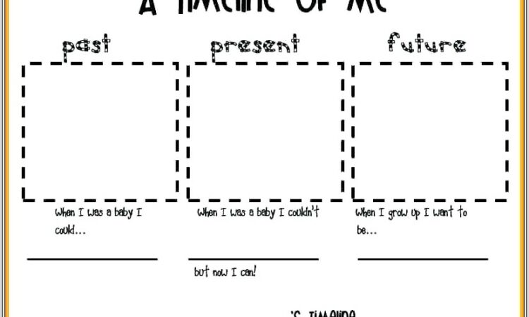 My Own Timeline Worksheet