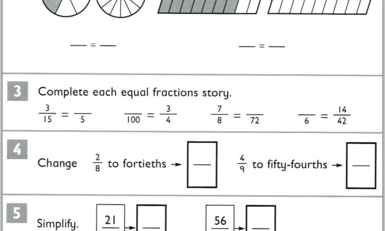 Naming Mixed Numbers Worksheet