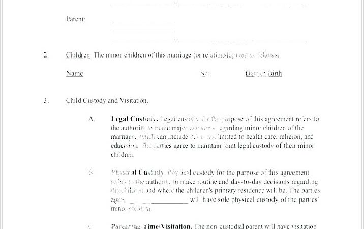 Nc Child Support Worksheet Joint Custody