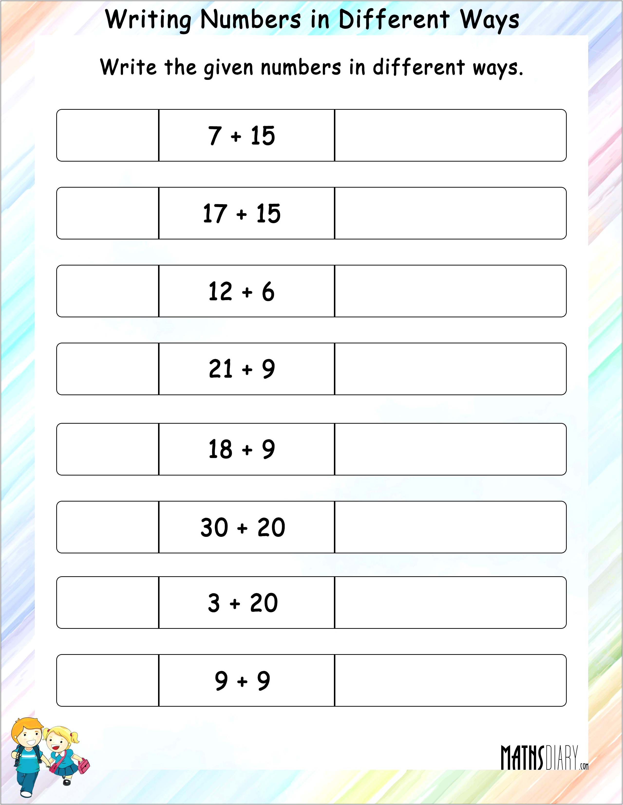 Number 3 Writing Worksheet