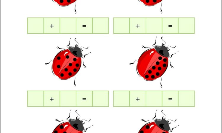 Number Bonds To 10 Worksheet Ladybirds