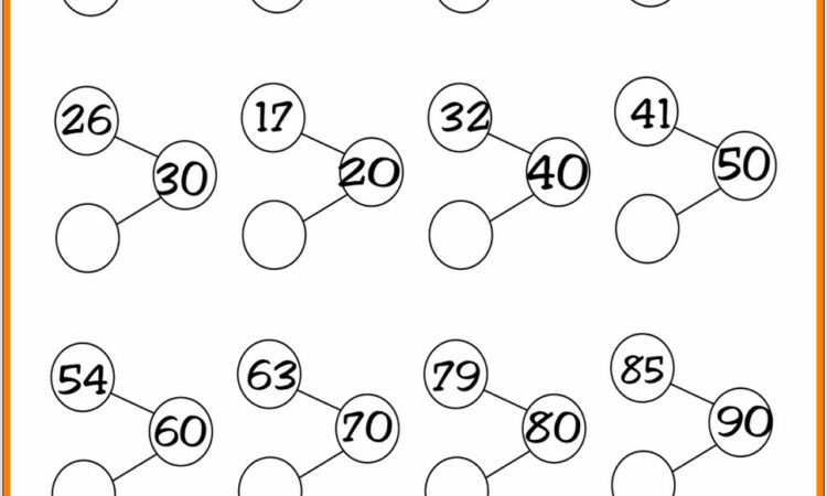 Number Bonds Worksheets Free