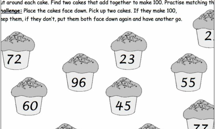 Number Bonds Worksheets Reception