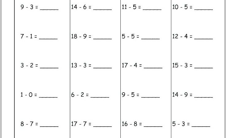 Number Line Worksheet For 2nd Grade