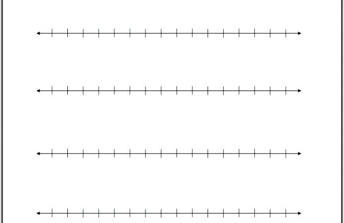 Number Line Worksheet Positive And Negative