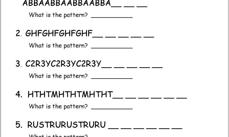 Number Patterns In Maths For Class 5