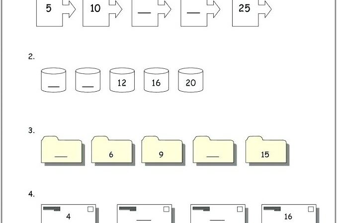 Number Patterns Worksheet 4th Grade