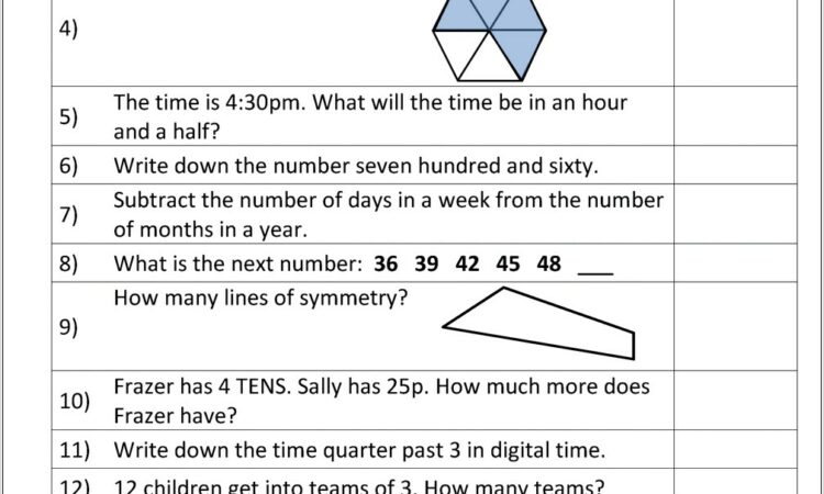 Numeracy Worksheet Generator Online