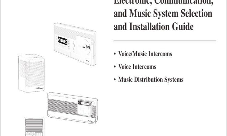 Nutone Intercom Wiring Diagram Pdf