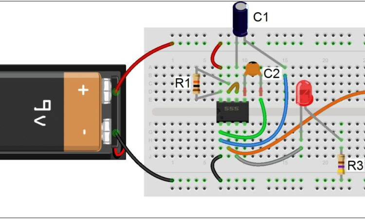 On Off Timer Circuit Diagram Using 555