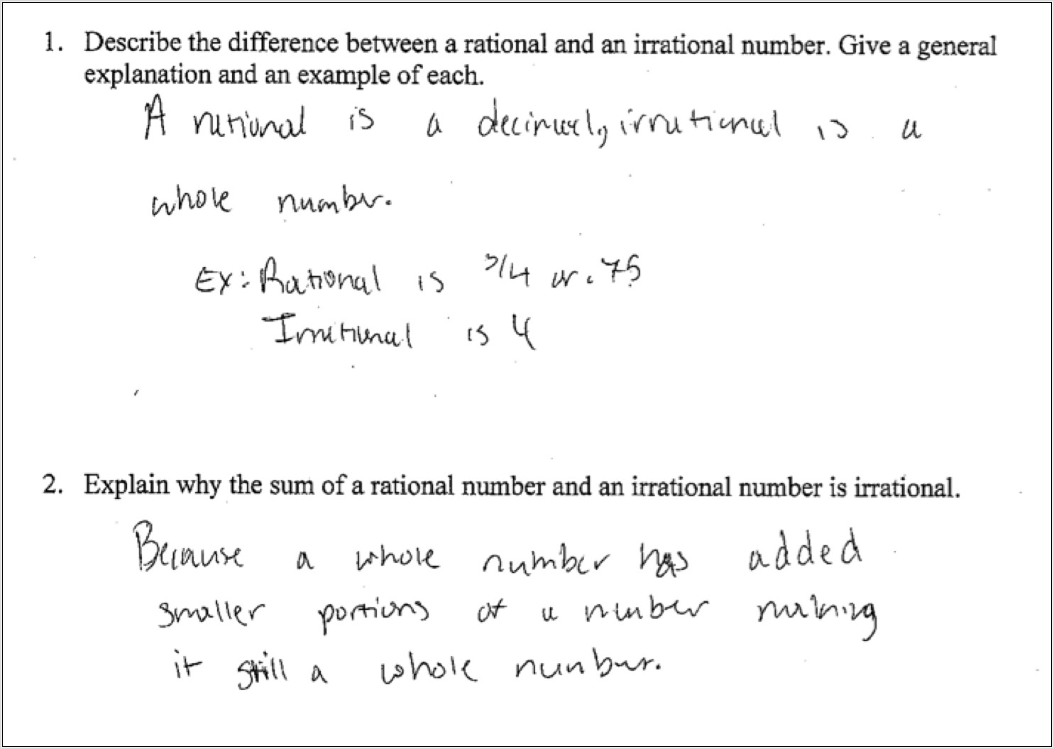 Operations With Rational Numbers Worksheet Answers