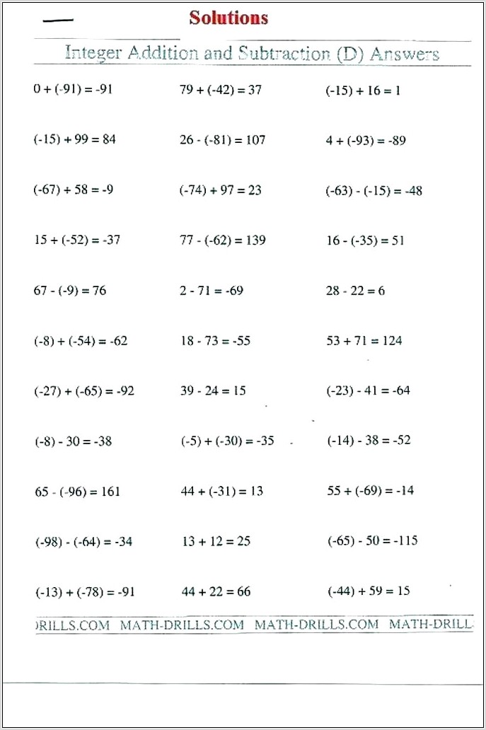 Order Of Operations And Properties Worksheet