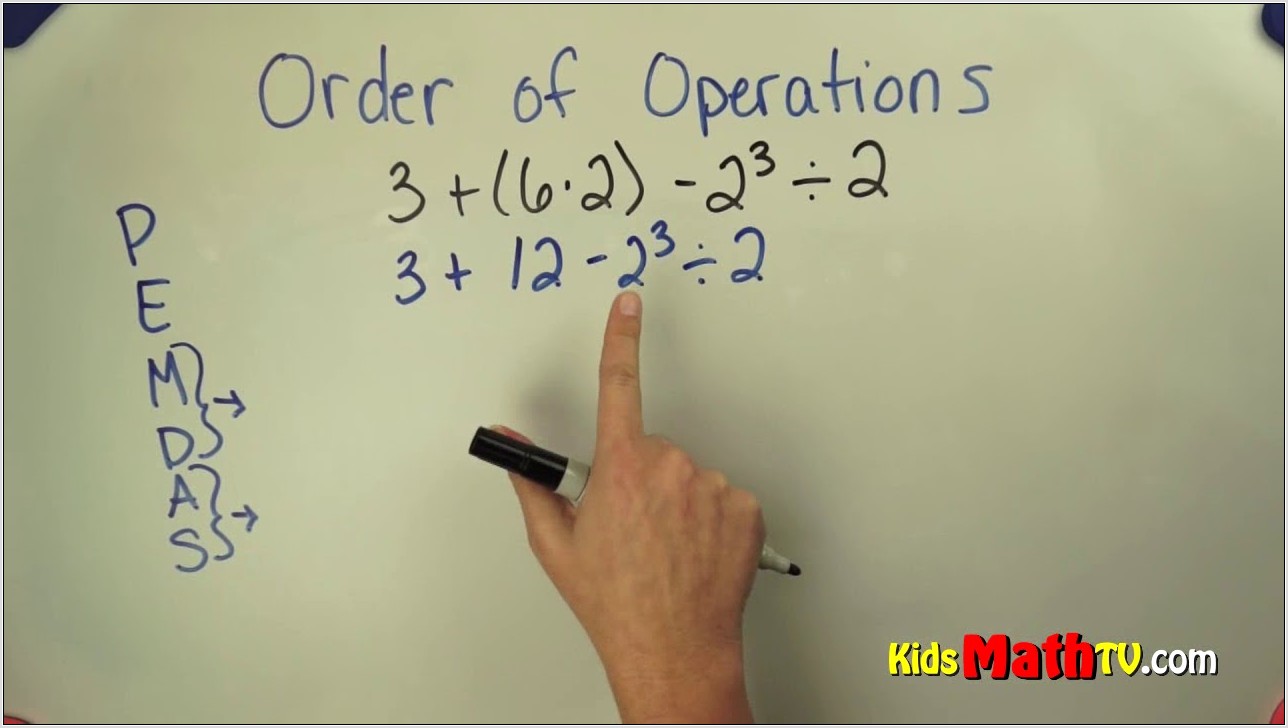 Order Of Operations Find The Error Worksheet