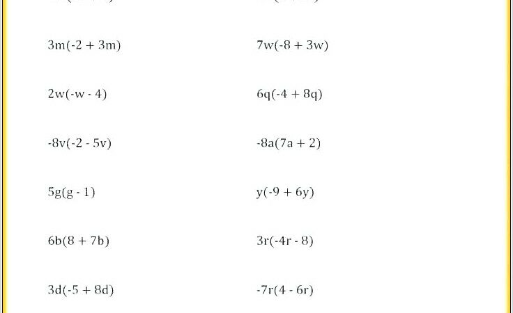 Order Of Operations Worksheet Kuta