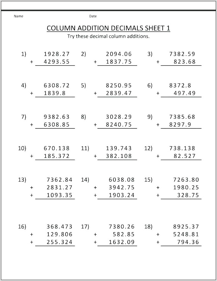 Order Of Operations Worksheets Using Exponents