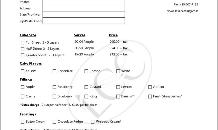 Ordering Food Worksheet Pdf