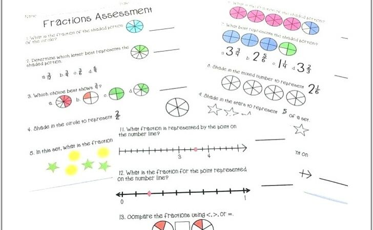 Ordering Mixed Numbers Worksheet Pdf