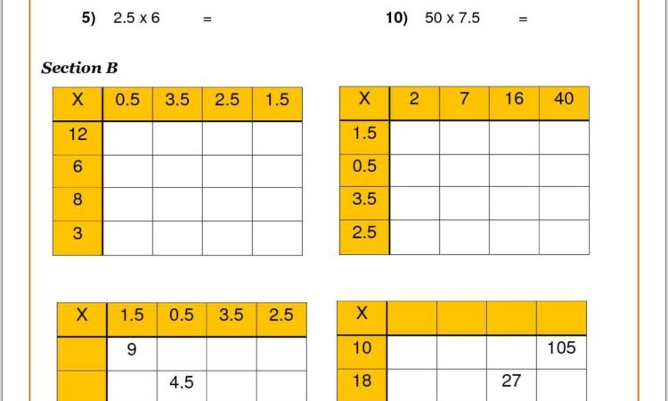 Ordering Numbers Worksheet Ks3