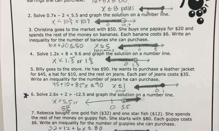 Ordering Rational Numbers Worksheet Answers