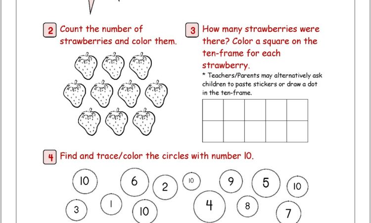 Ordinal Numbers Worksheet To 10