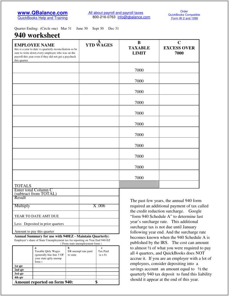 Payroll Tax Wages Worksheet