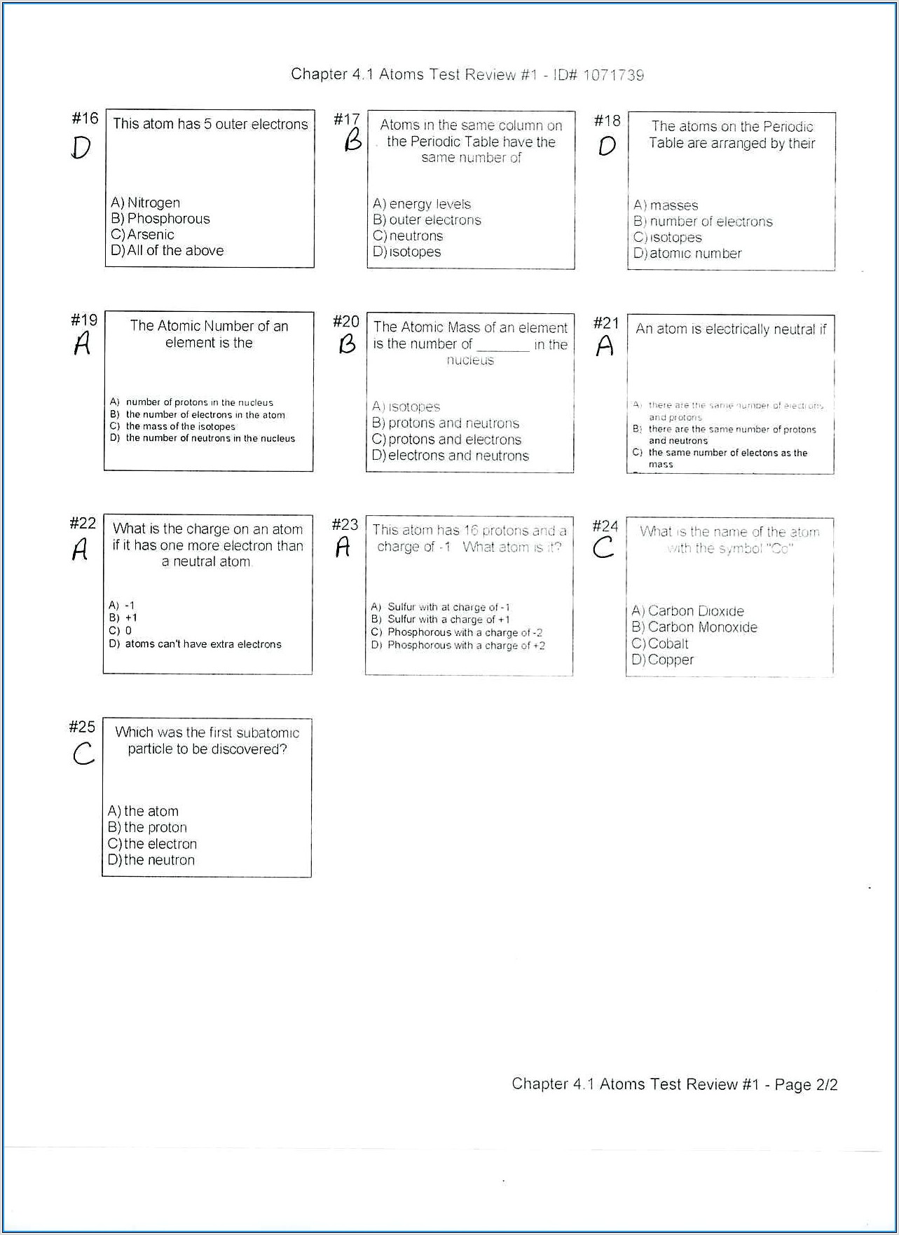 Periodic Table Ions Worksheet