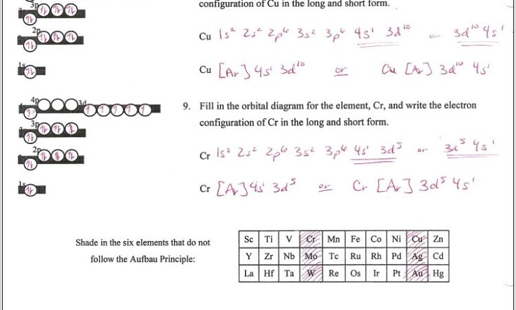 Periodic Table Worksheet Grade 5