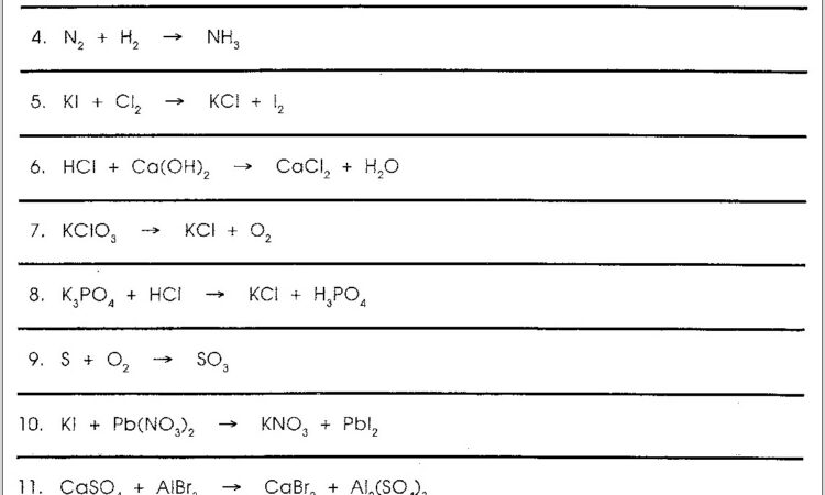 Physical Science Worksheet Answers