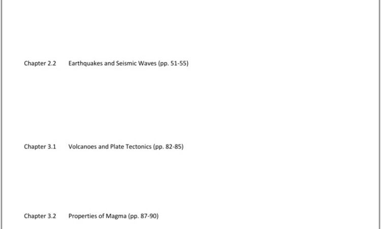 Plate Tectonics Earthquakes And Volcanoes Worksheet