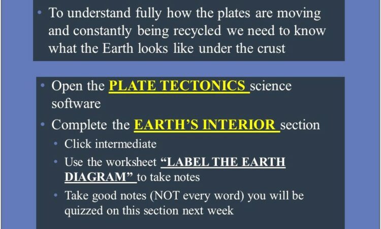 Plate Tectonics Note Taking Worksheet Answers