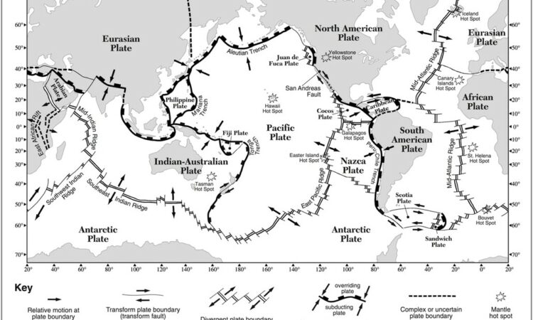 Plate Tectonics Worksheet Esrt Pg 5