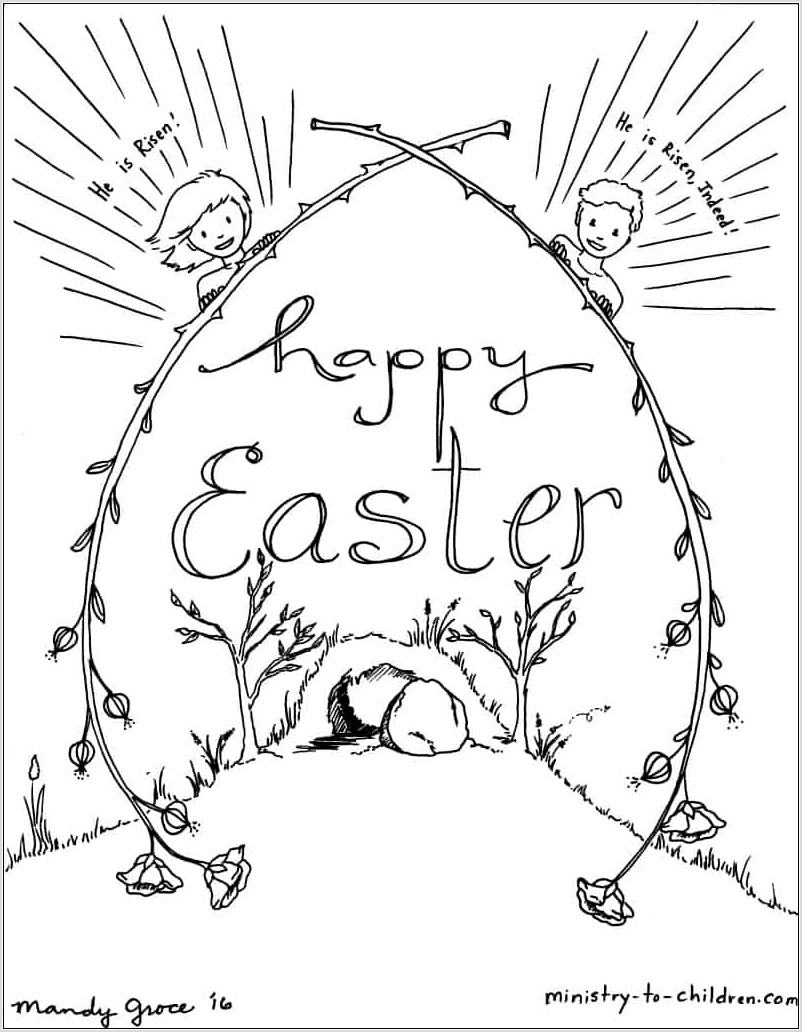 Preschool Easter Printable Book