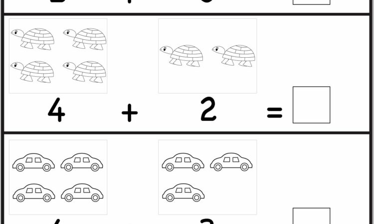 Preschool Math Worksheet Addition