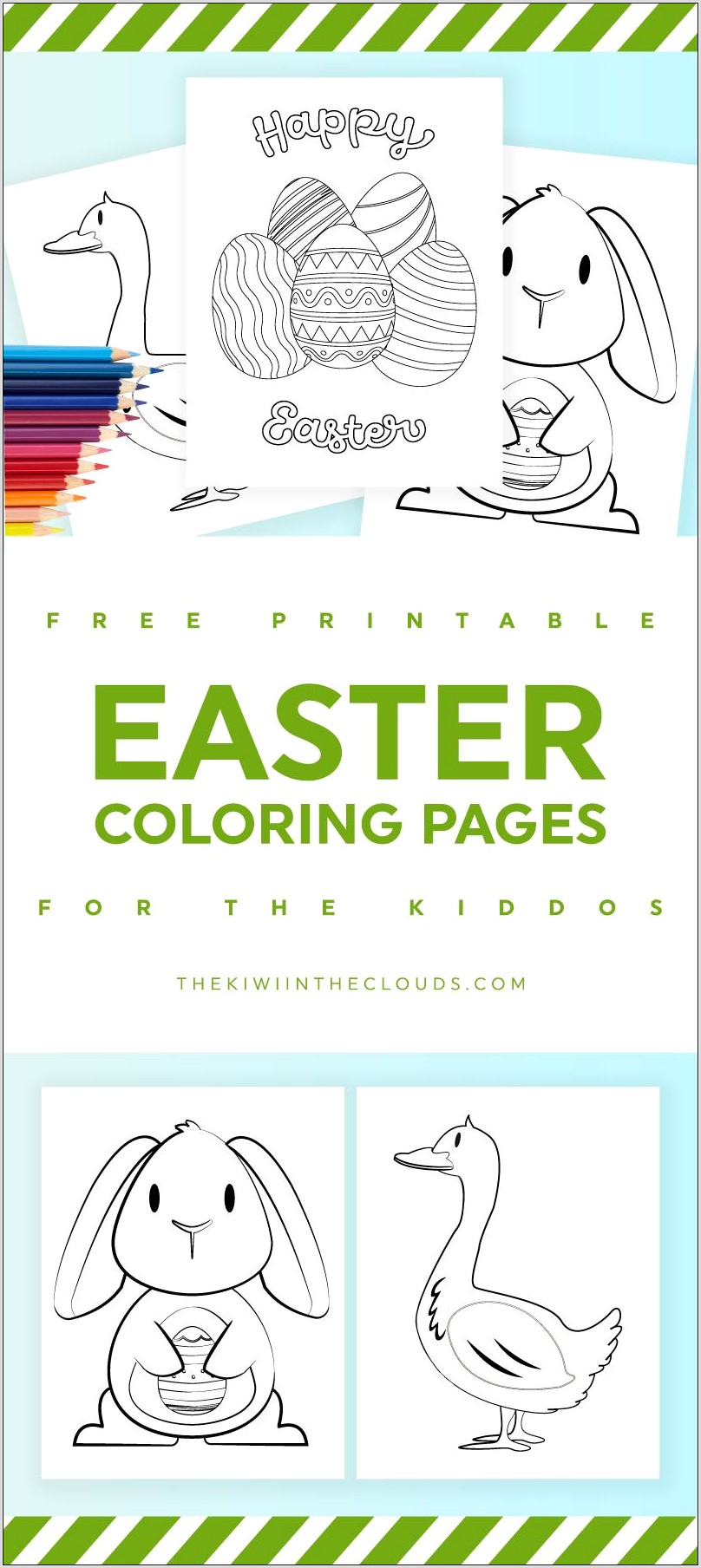 Preschool Printable Easter Coloring Pages