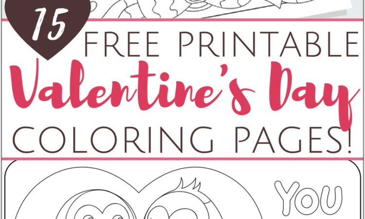 Preschool Printable Valentine Books