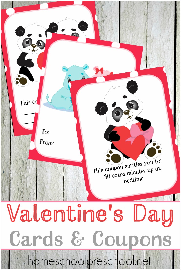 Preschool Printable Valentine Cards