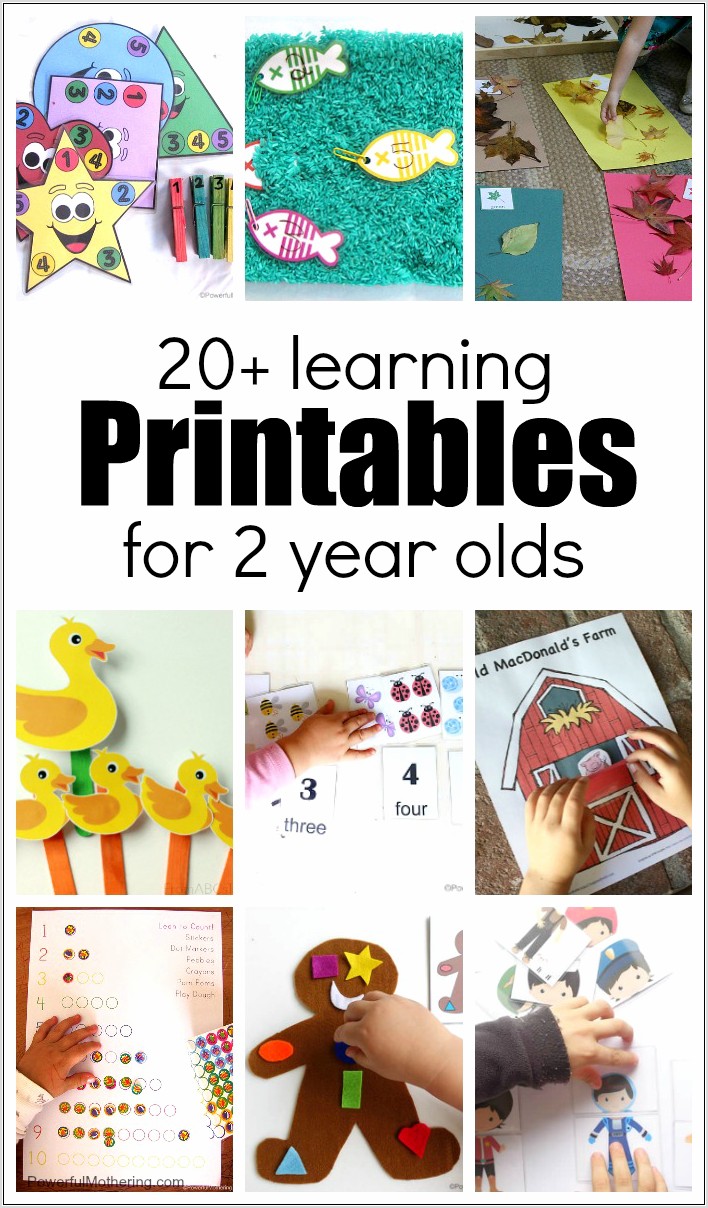 Preschool Printables And Activities