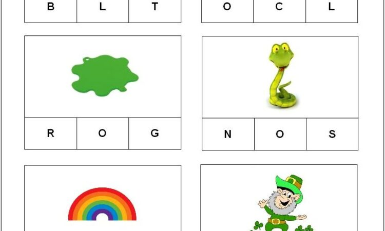 Preschool Printables St Patricks Day