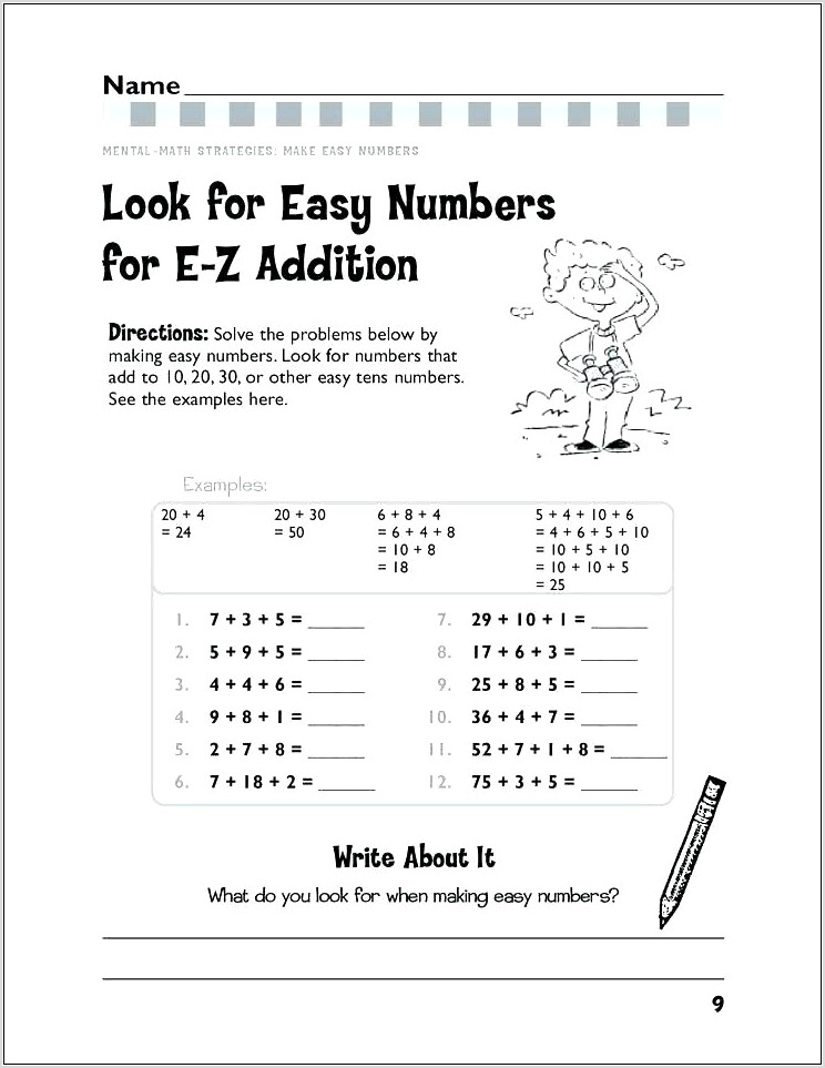 Preschool Worksheet Age 5