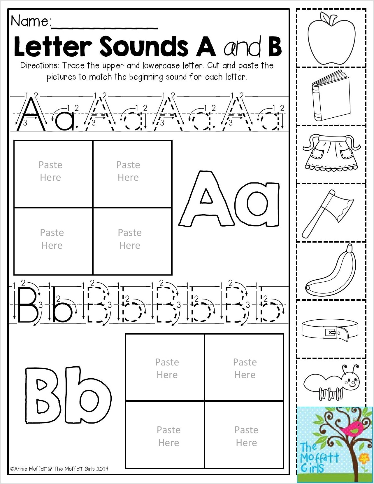 Preschool Worksheet For Letter A