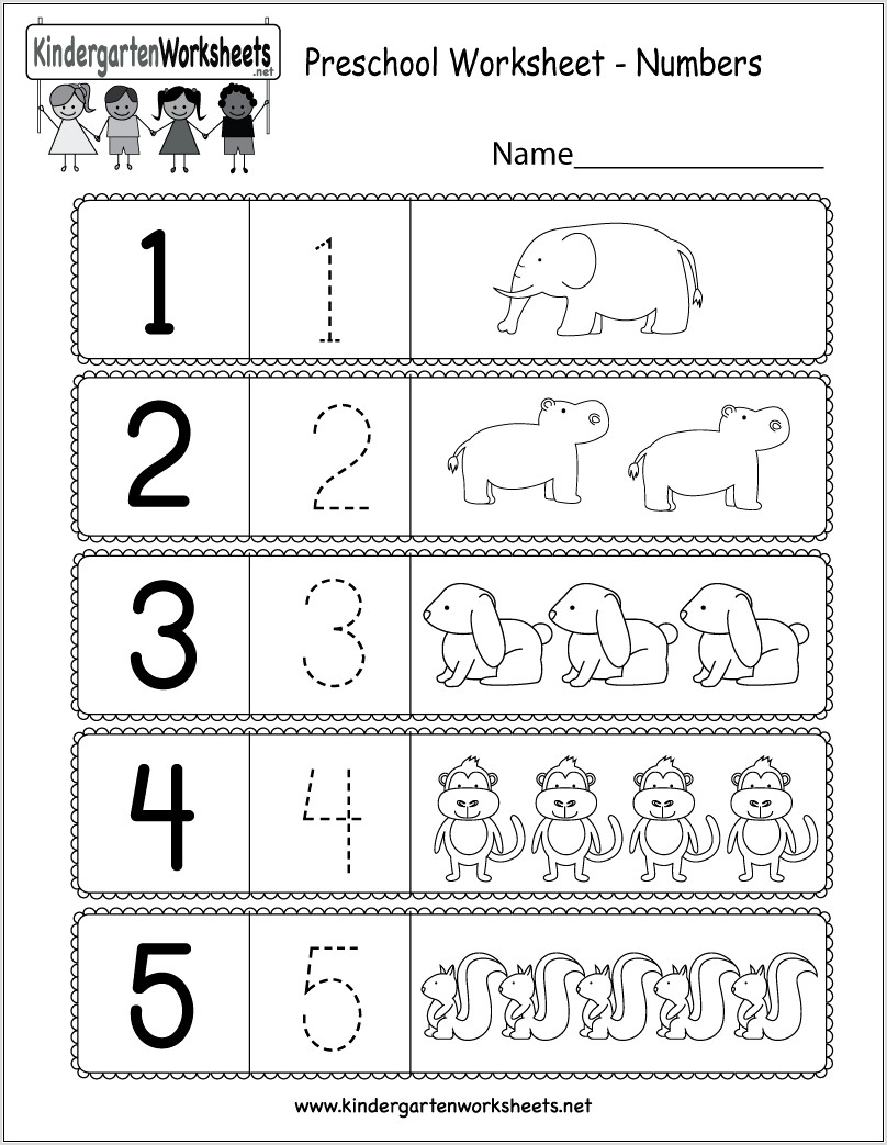 Preschool Worksheet Free Printable