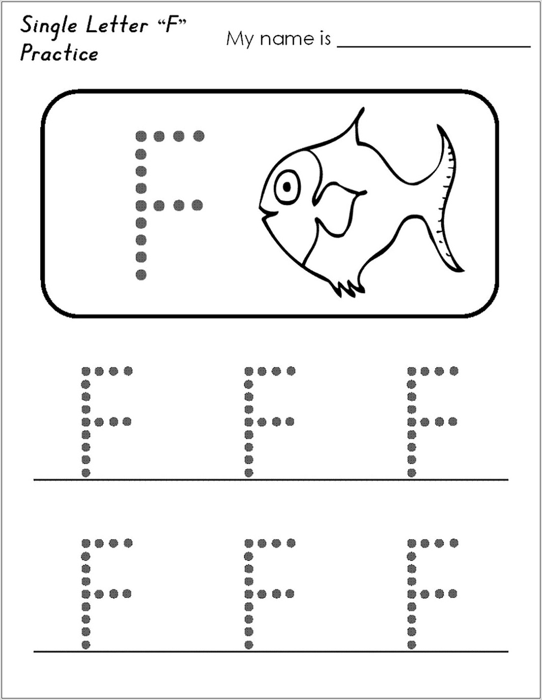 Preschool Worksheet Letter I