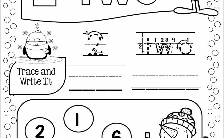 Preschool Worksheet Numbers 1 20