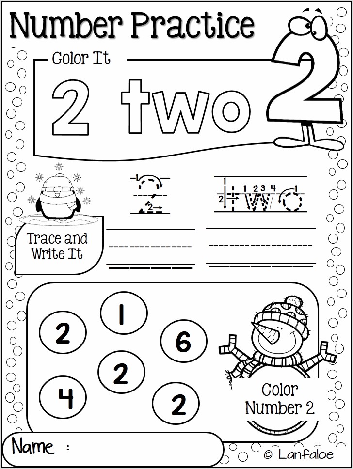 Preschool Worksheet Numbers 1 20