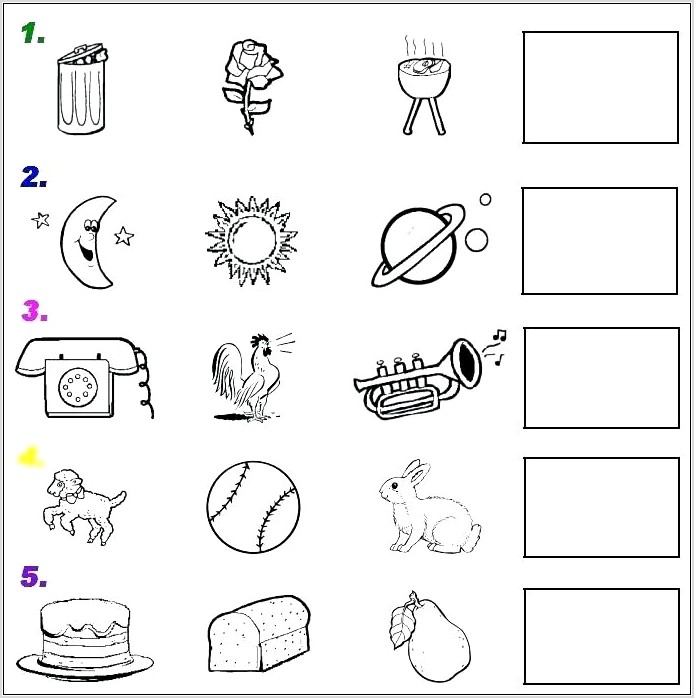 Preschool Worksheet On Patterns