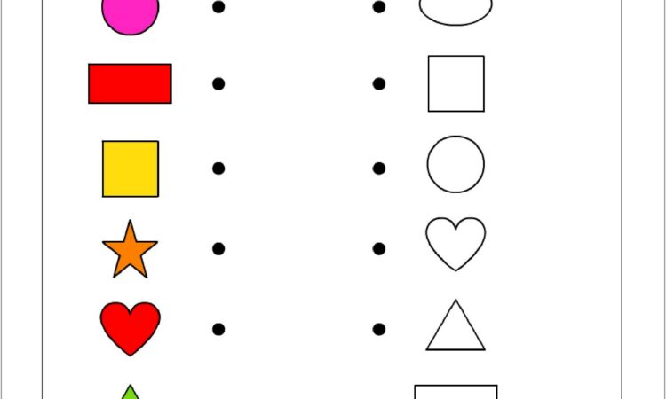 Preschool Worksheet On Shapes