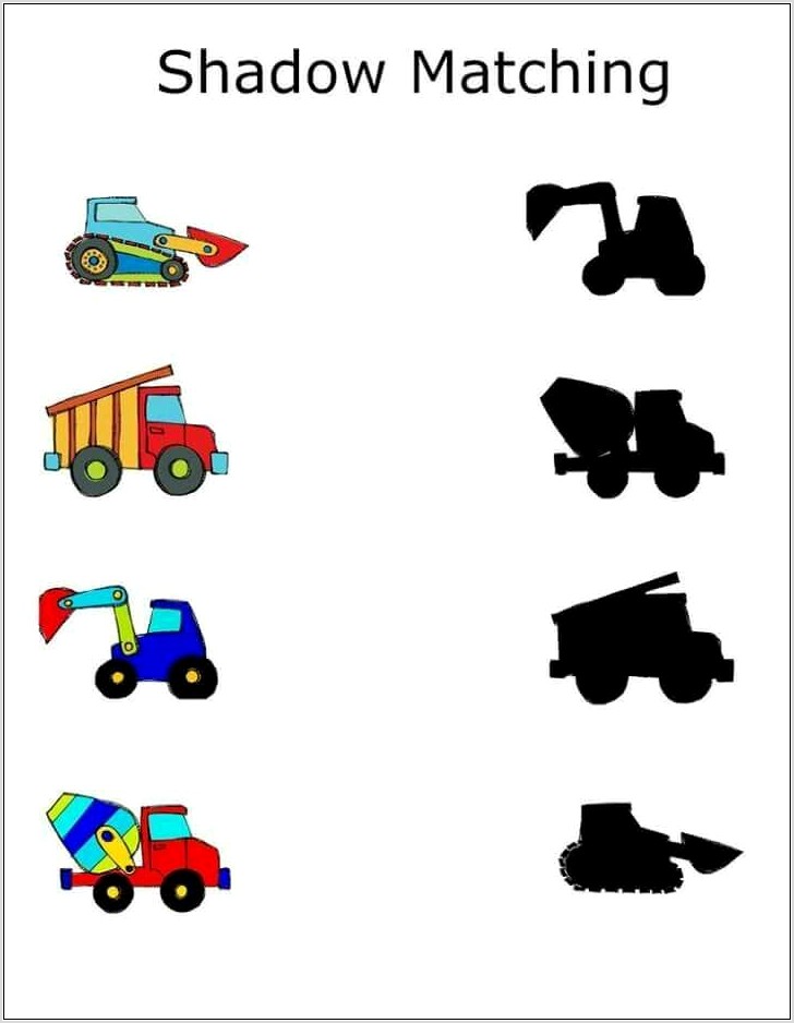 Preschool Worksheet On Transportation