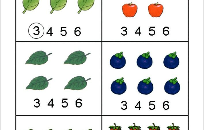 Preschool Worksheets Counting To 3