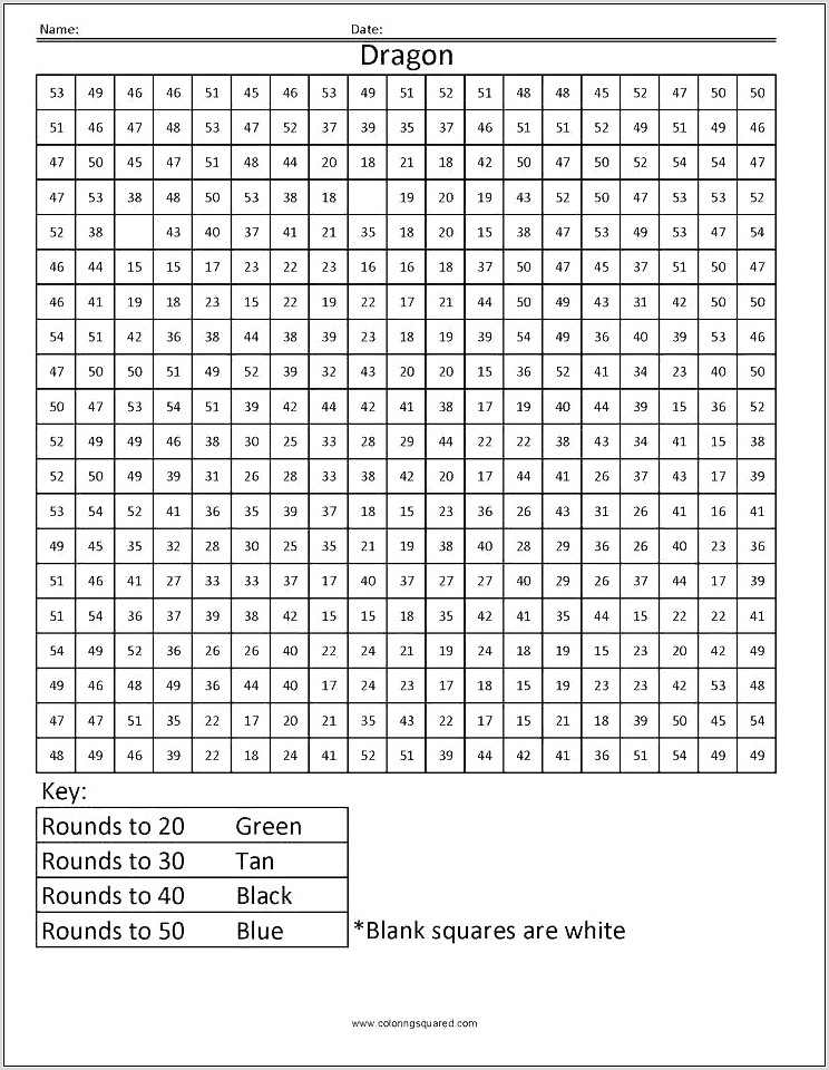 Prime Number Grid Worksheet
