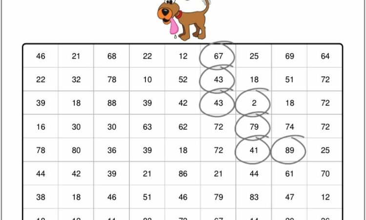 Prime Number Maze Worksheet Workscom